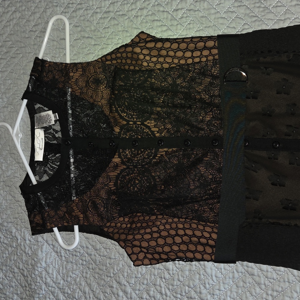 Like New Byron Lars Gisella Dress, 4P, Black - Picture 5 of 9